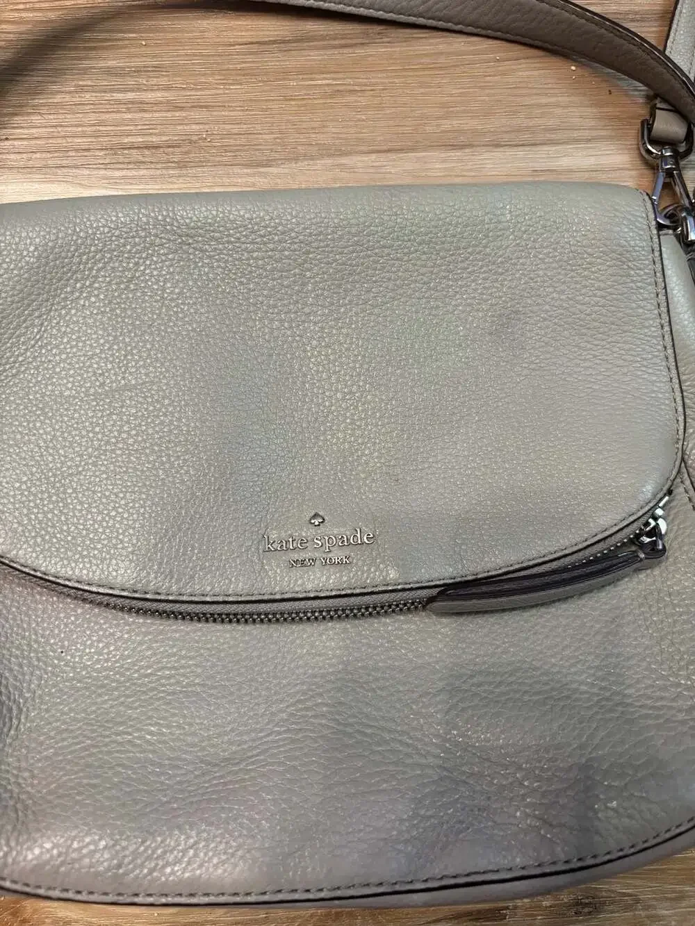 Kate Spade New York Jackson Soft Pebbled Leather Medium Flap Shoulder Bag